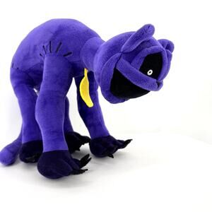 Poppy Playtime CatNap Purple Plush Toy 24in Long Smiling Critters Stuffed Animal